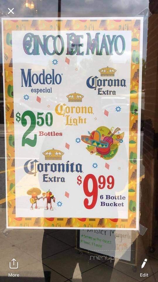 El Rey Mexican Bar & Grill - Lincolnton, NC menu_pic
