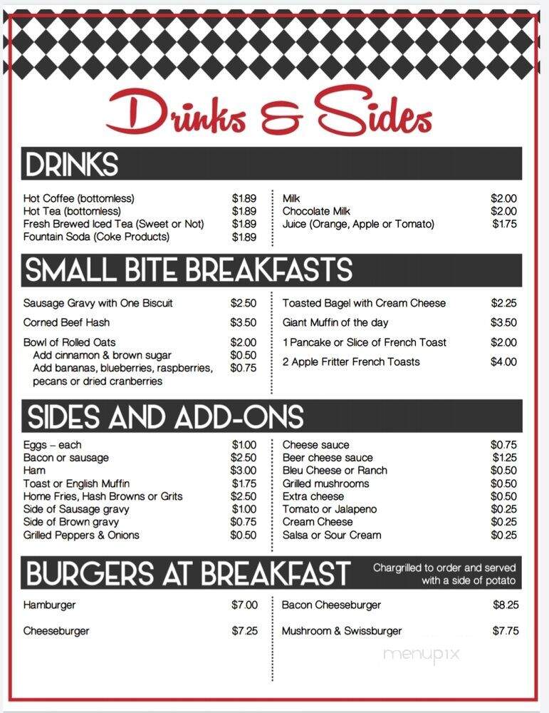 Carlton Diner - Bentleyville, PA menu_pic