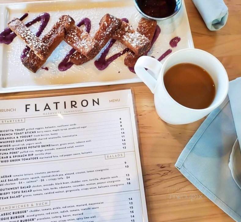 Flatiron - Nashville, TN menu_pic