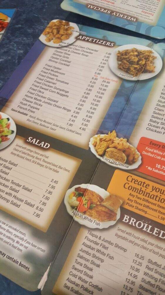 Harbor Inn Seafood - Augusta, GA menu_pic