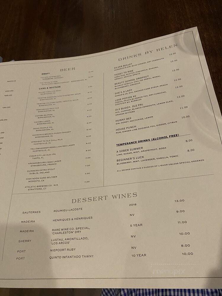 Helen - Birmingham, AL menu_pic