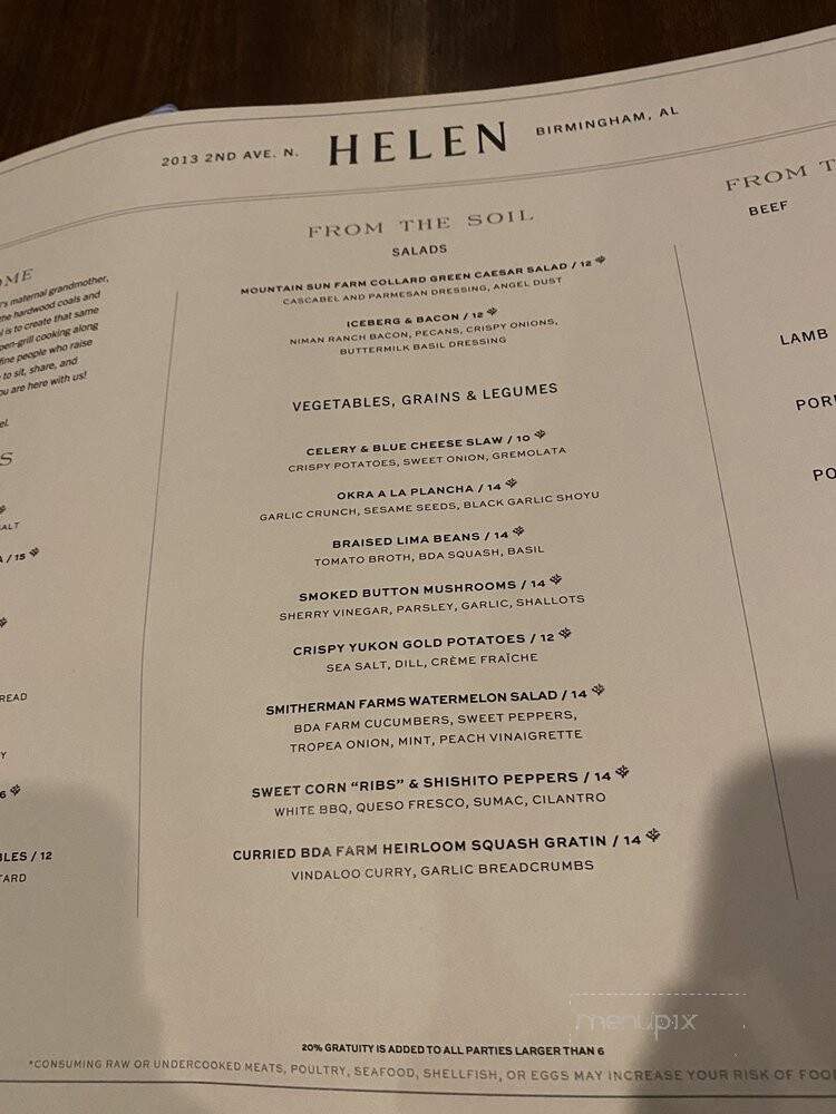 Helen - Birmingham, AL menu_pic