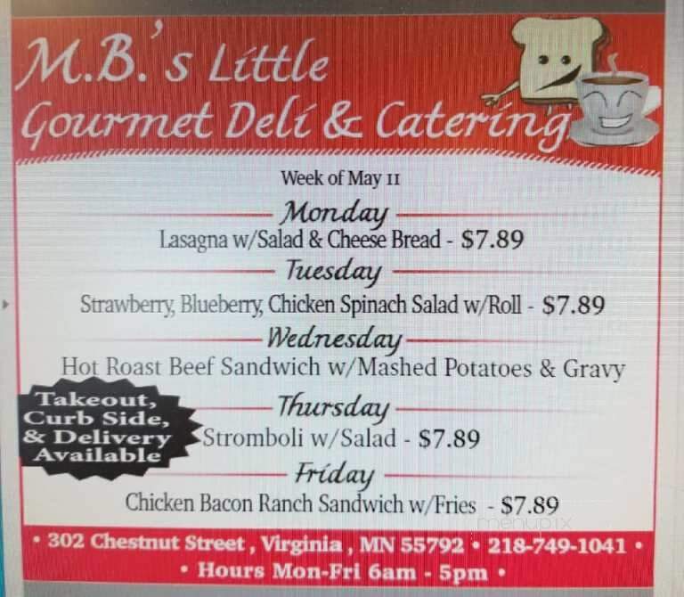 MB's Little Gourmet Deli - Virginia, MN