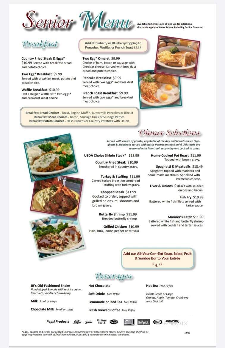 J B's Of Price Restaurant - Price, UT menu_pic