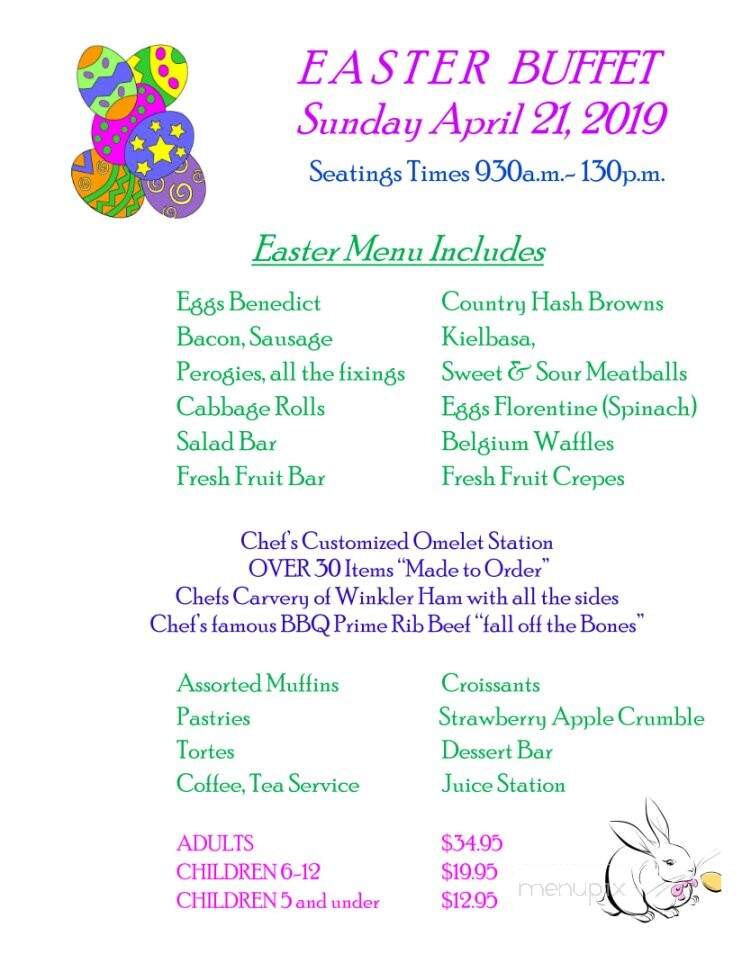 Larters Lounge and Restaurant - Winnipeg, MB menu_pic