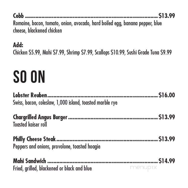 Mangrove Mama's - Summerland Key, FL menu_pic