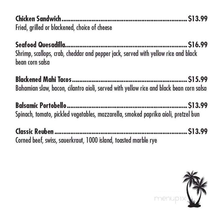 Mangrove Mama's - Summerland Key, FL menu_pic