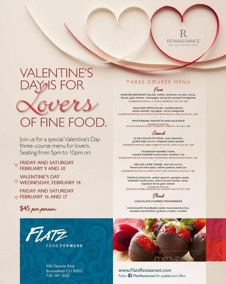 Flatz Restaurant - Broomfield, CO menu_pic