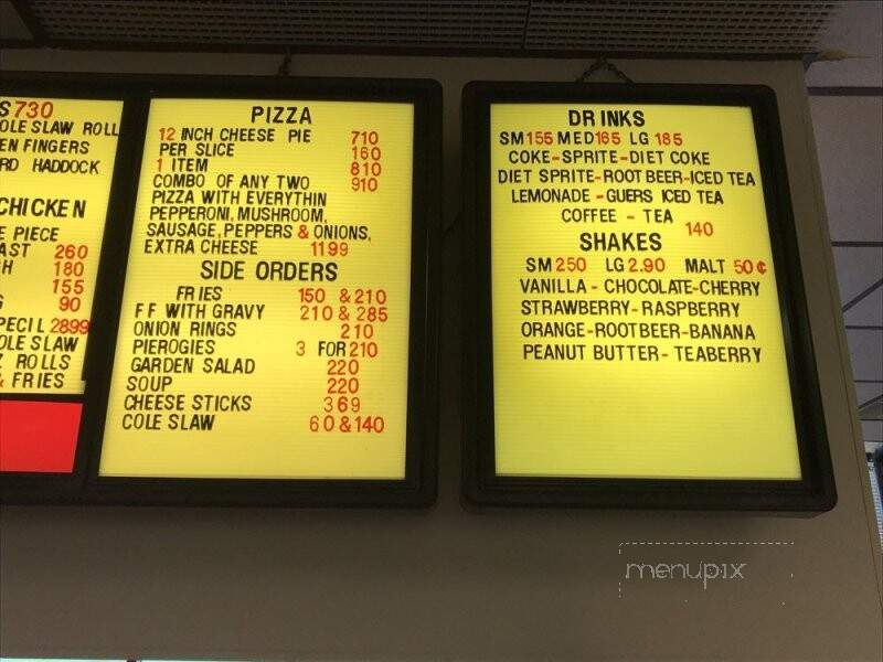 Mays Drive-In Restaurant - Ashland, PA menu_pic