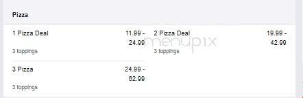 Meatsauce Pizza - Brantford, ON menu_pic
