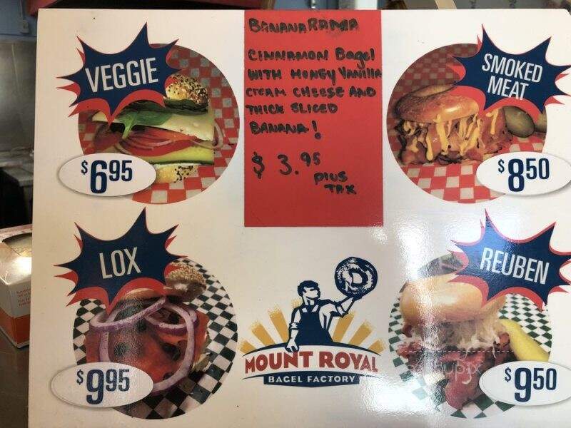 Mount Royal Bagel - Victoria, BC menu_pic