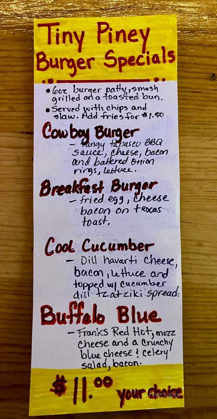 Pine Grove Inn - Batavia, NY menu_pic