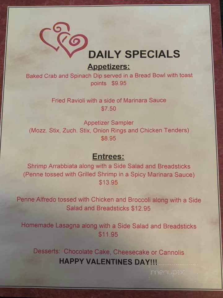 Giuseppe Pizza Cantina - Mechanicsburg, PA menu_pic