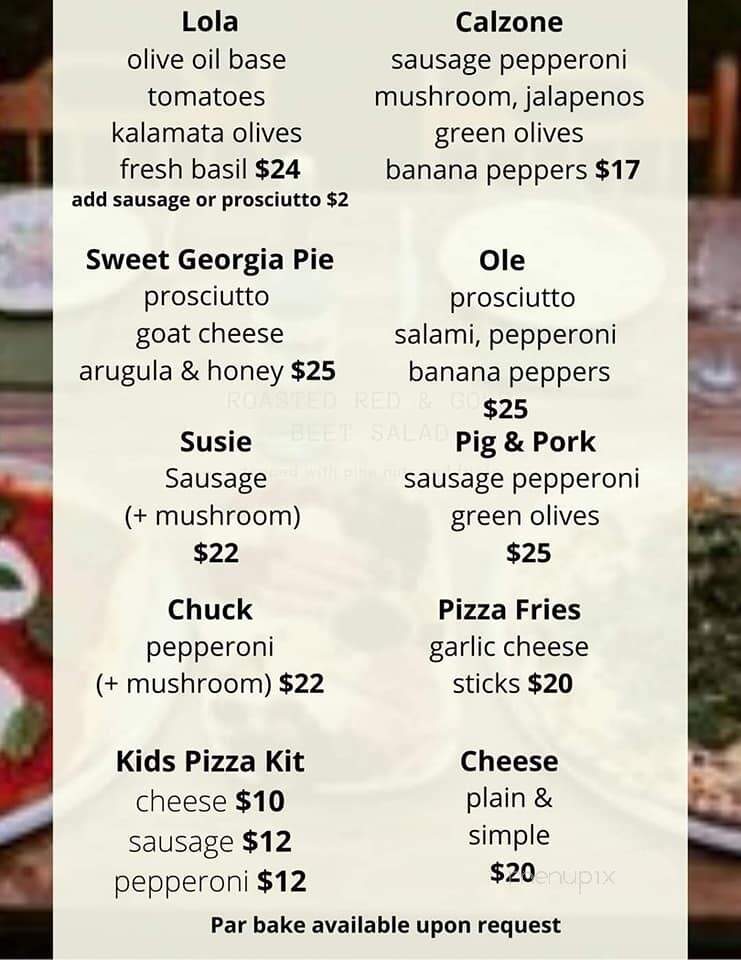 Pleasant Grove Pizza Farm - Waseca, MN menu_pic