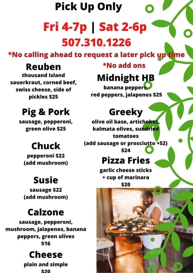 Pleasant Grove Pizza Farm - Waseca, MN menu_pic