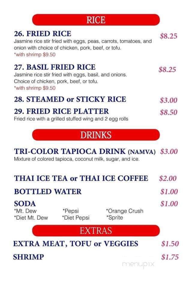 Plia's Kitchen - Green Bay, WI menu_pic