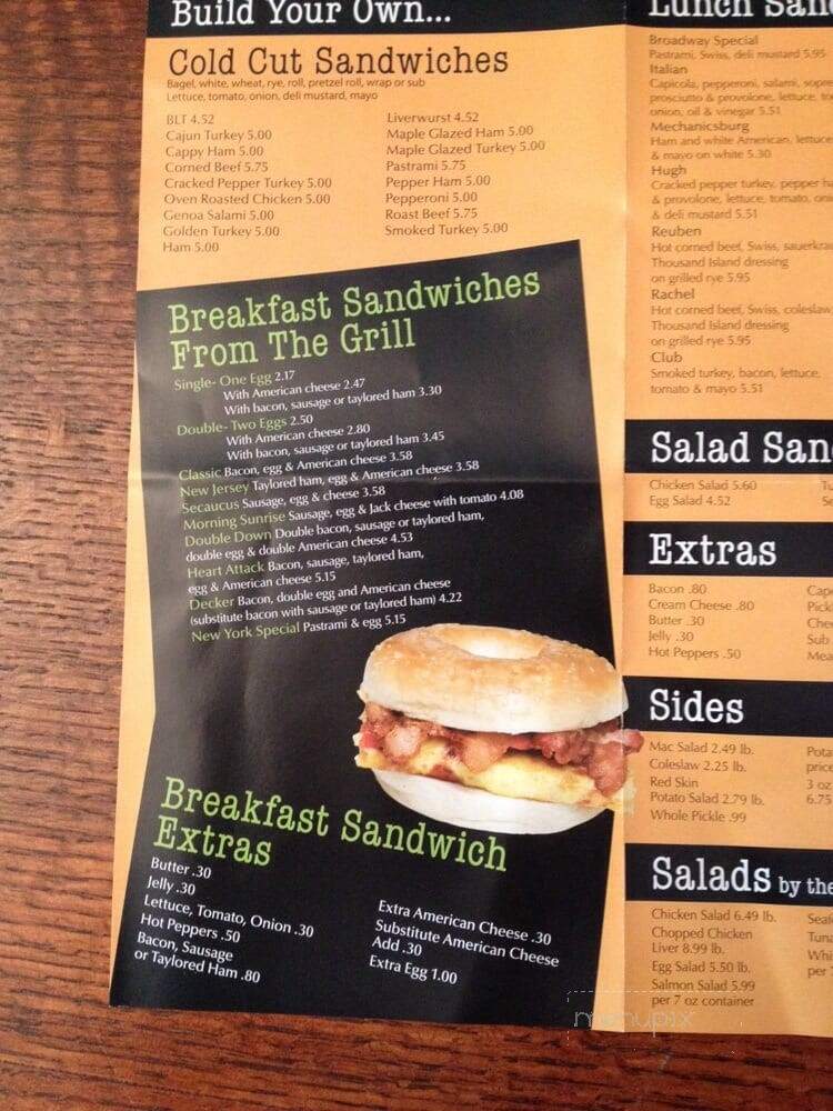 Ressler's Bagel & Deli - Mechanicsburg, PA menu_pic