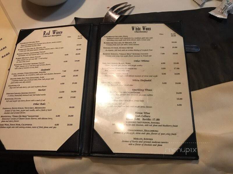 El Rancho Inn-Steak & Lobster - Stockton, CA menu_pic