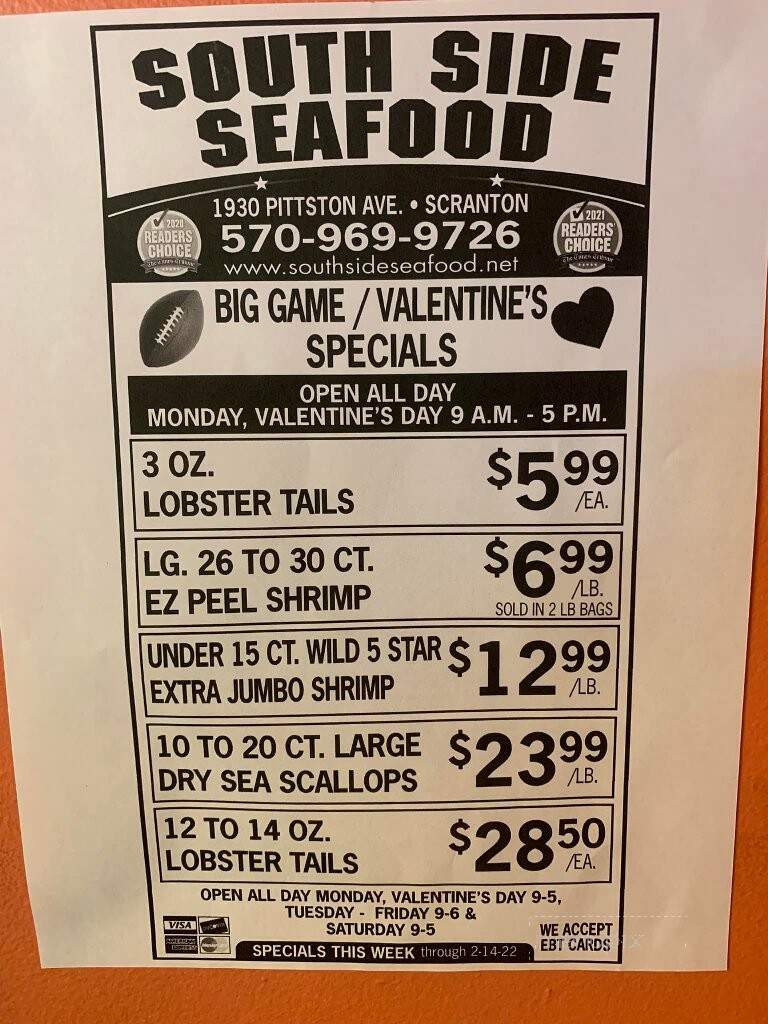 South Side Seafood - Scranton, PA