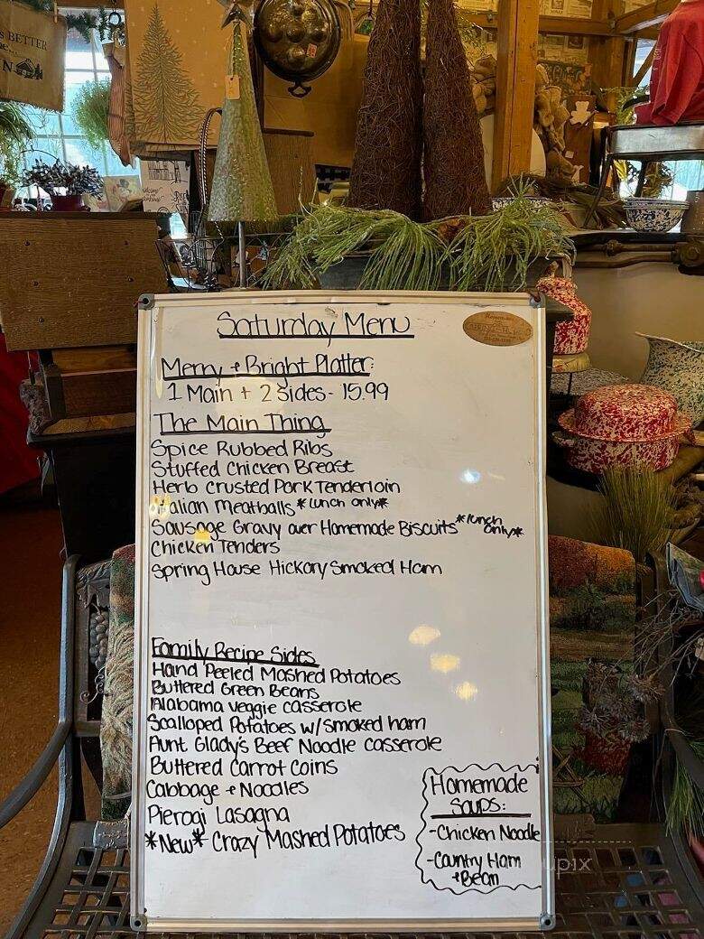 The SpringHouse - Washington, PA menu_pic