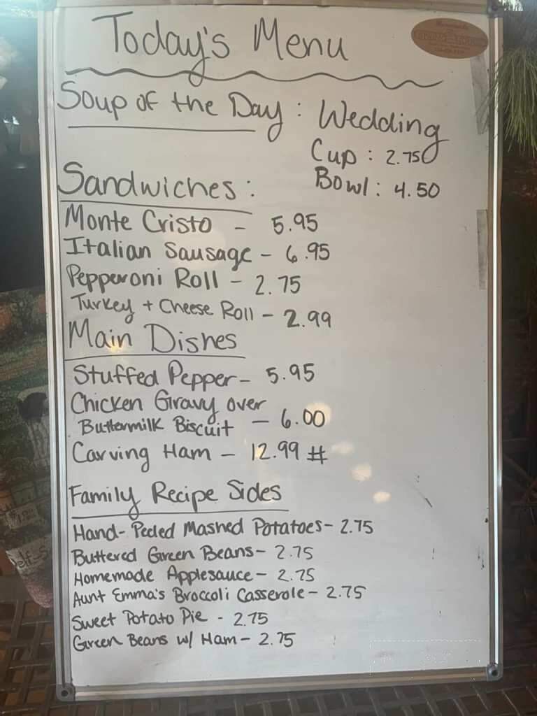 The SpringHouse - Washington, PA menu_pic