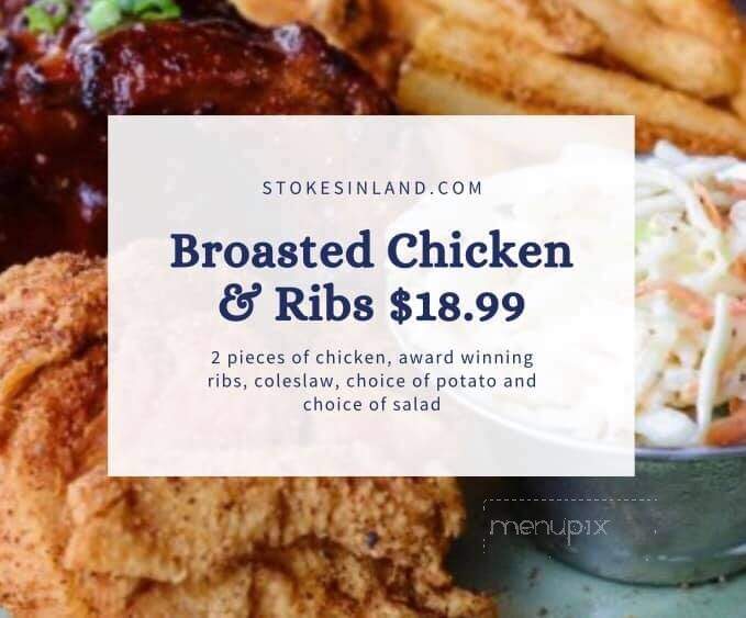 Stoke's Inland Bar & Grill - Sarnia, ON menu_pic