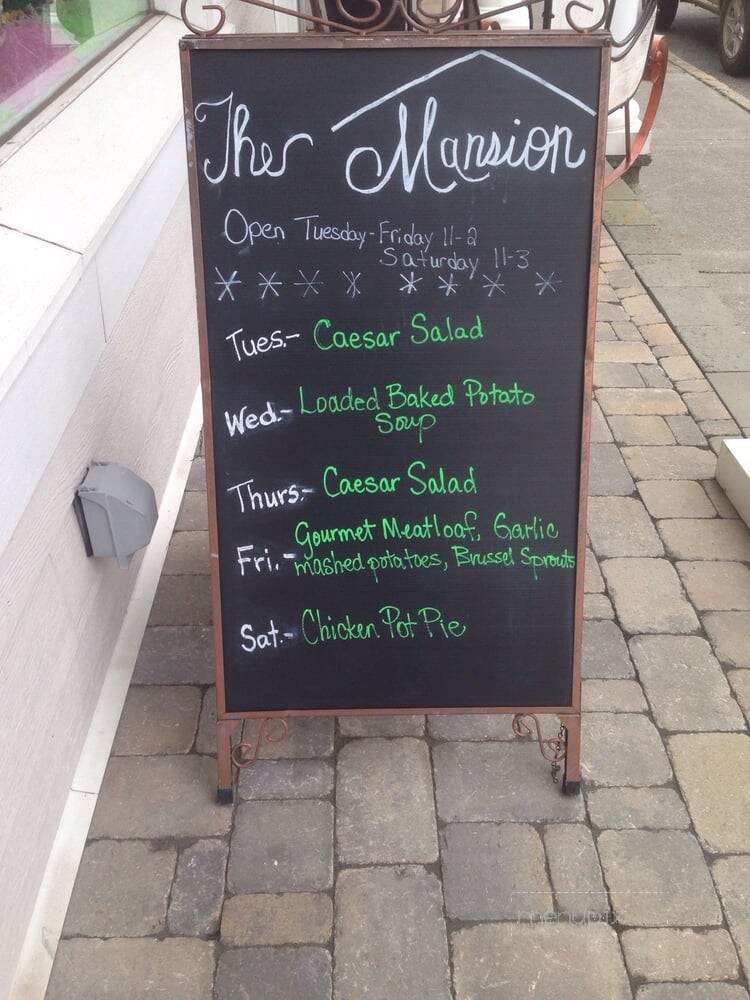 The Mansion - Sweetwater, TN menu_pic