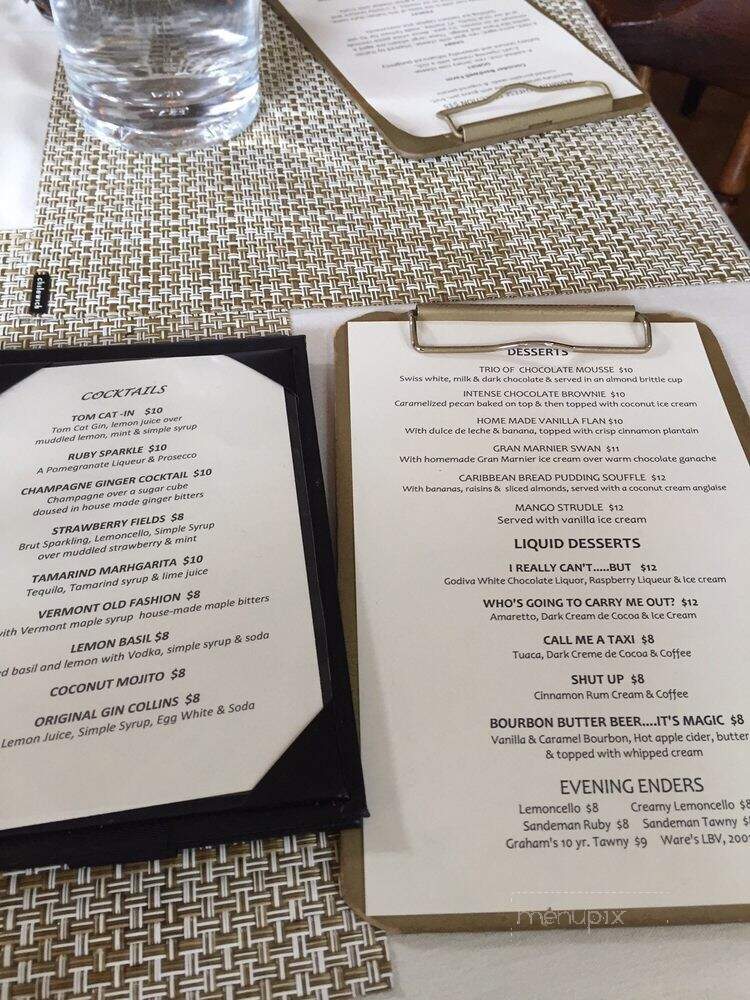 The Silver Fork - Manchester, VT menu_pic