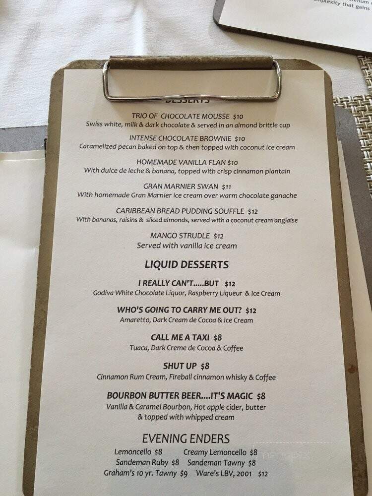 The Silver Fork - Manchester, VT menu_pic