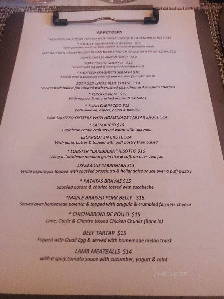 The Silver Fork - Manchester, VT menu_pic