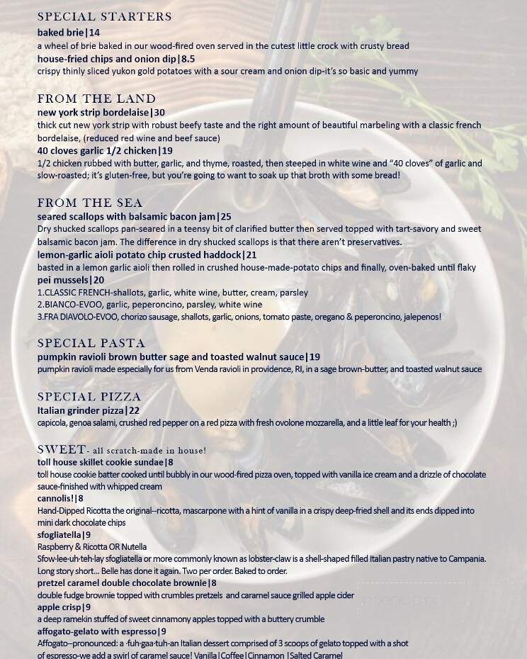 The UxLocale - Uxbridge, MA menu_pic