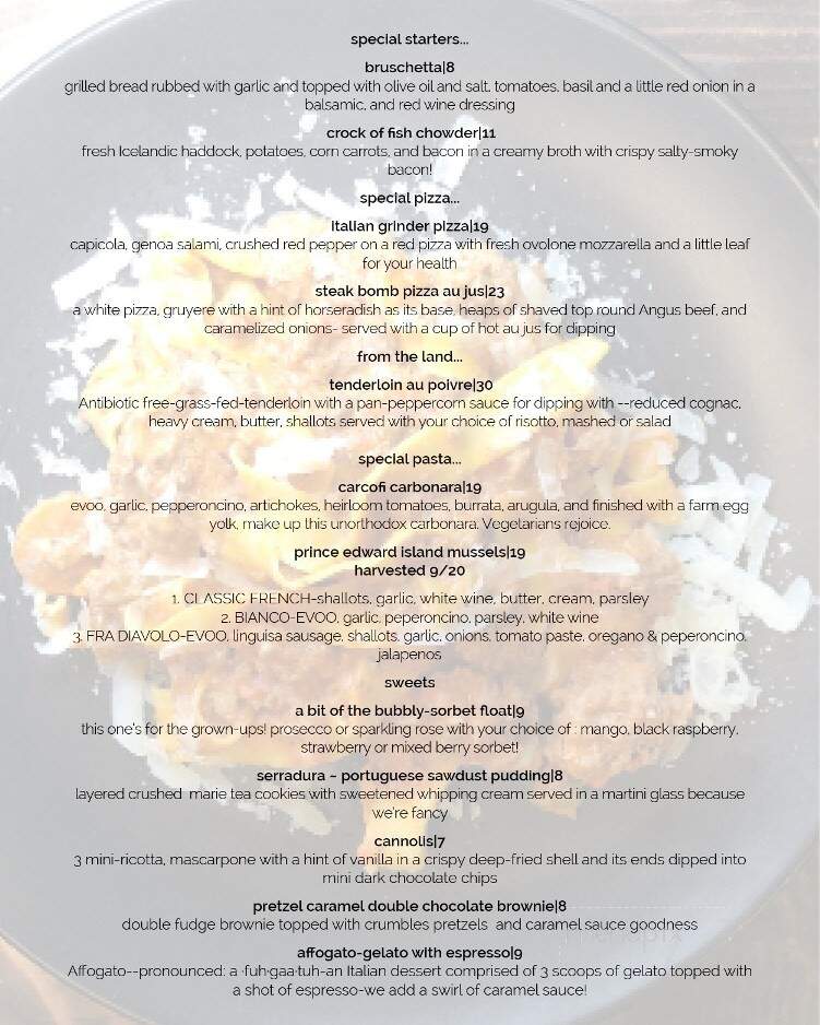 The UxLocale - Uxbridge, MA menu_pic