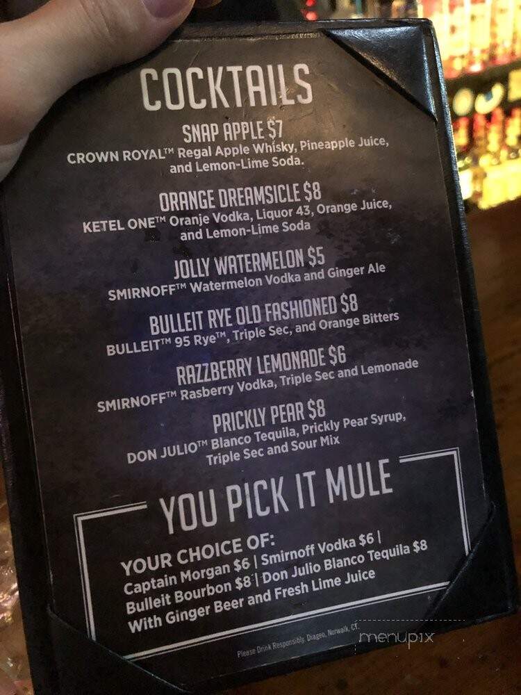 Trade Winds Lounge - St Augustine, FL menu_pic