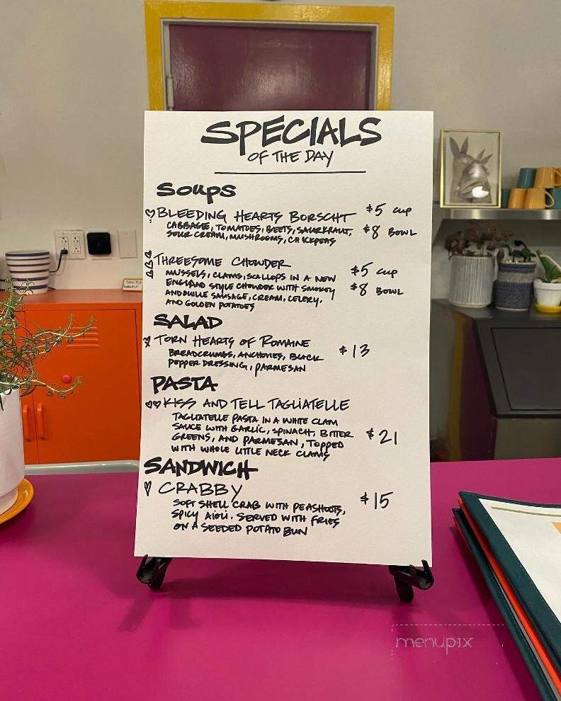 Zinnia's Dinette - Craryville, NY menu_pic