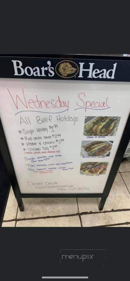 Knuckle Sandwich Sub Shop - Palm Coast, FL menu_pic