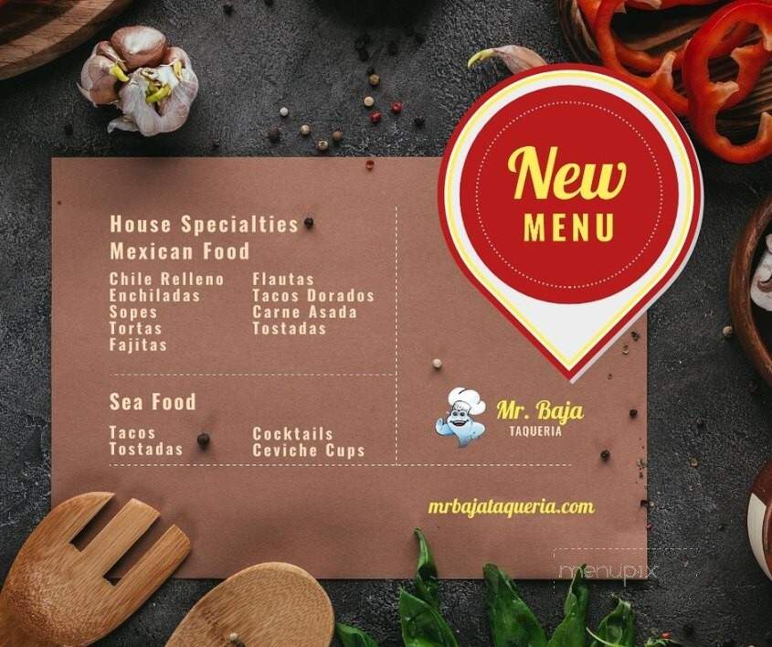 Mr Baja Taqueria - Casa Grande, AZ menu_pic