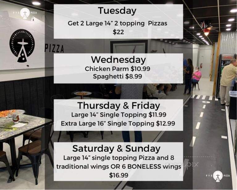 PYG Pizza - Pageland, SC menu_pic