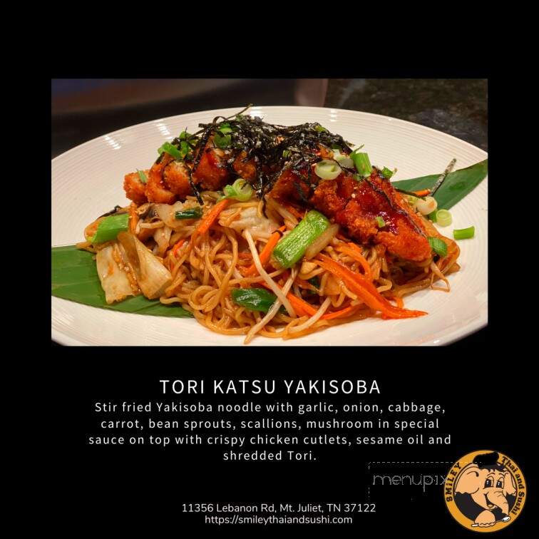 Smiley Thai and Sushi - Mount Juliet, TN menu_pic