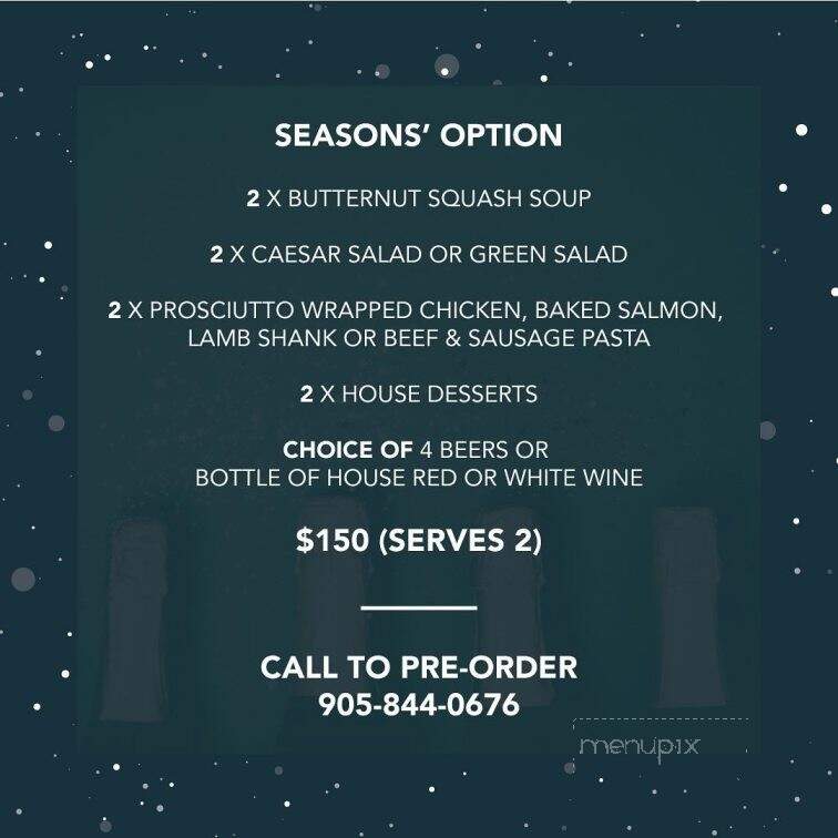 Seasons Restaurant - Oakville, ON