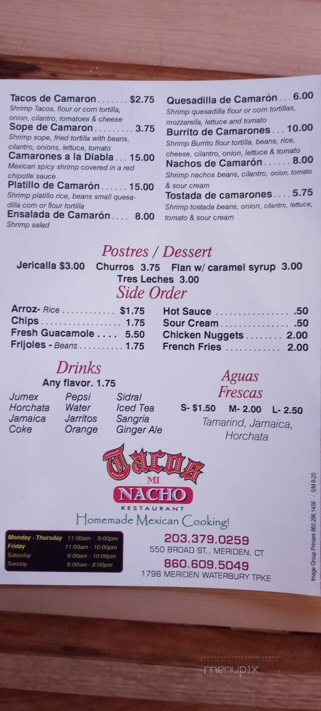 Tacos Mi Nacho - Southington, CT