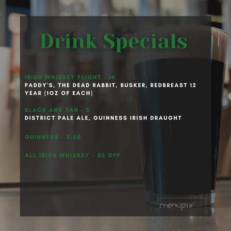 The Office Tavern - Burlington, WA menu_pic