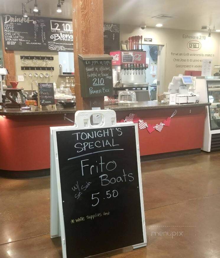 210 Cafe - Visalia, CA menu_pic