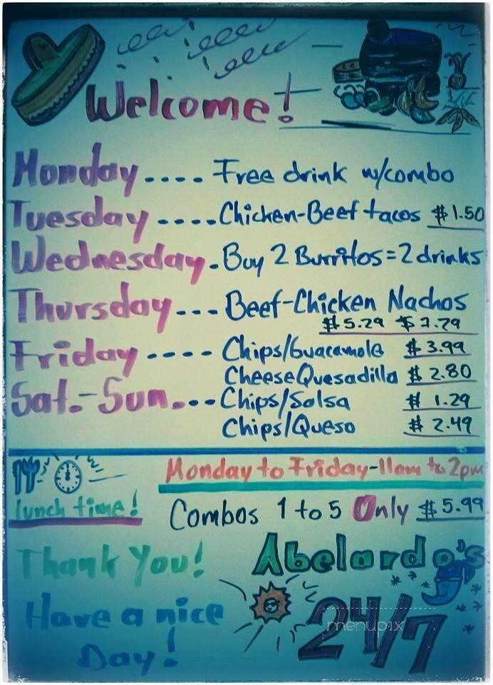 Alvarados Mexican Food - Omaha, NE menu_pic