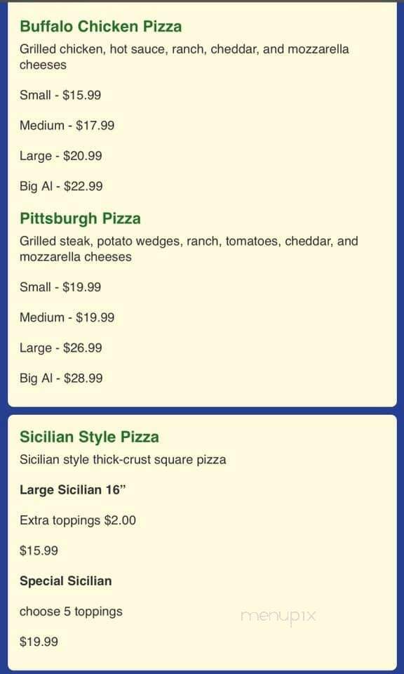 Al's Pizza & Subs - Carlisle, PA