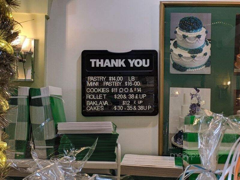 Assal Pastry - Irvine, CA menu_pic