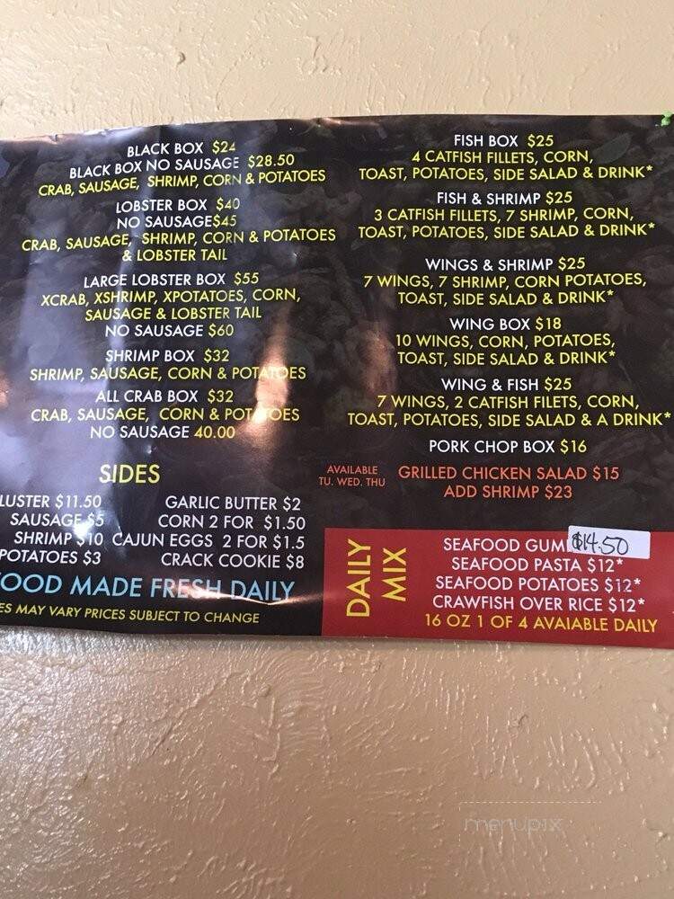 Aunt Irene's Kitchen - Dallas, TX menu_pic