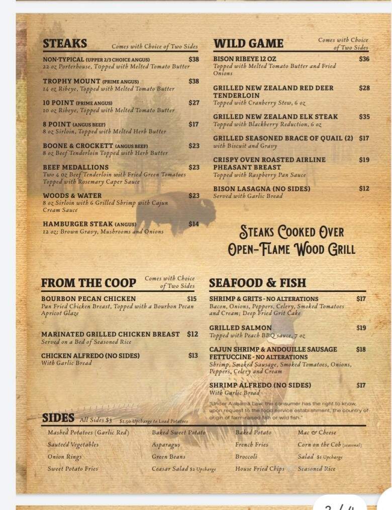 Bama Bucks - Sardis City, AL menu_pic