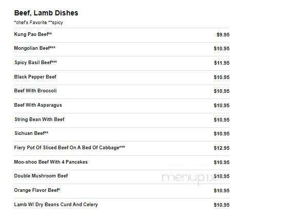 Bamboo Gardens - Winnsboro, LA menu_pic