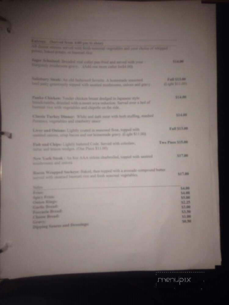 Stamps Cafe - Port Alberni, BC menu_pic