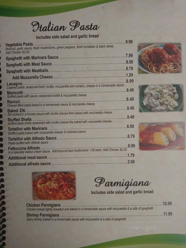 Hillsville Cafe - Trinity, NC menu_pic